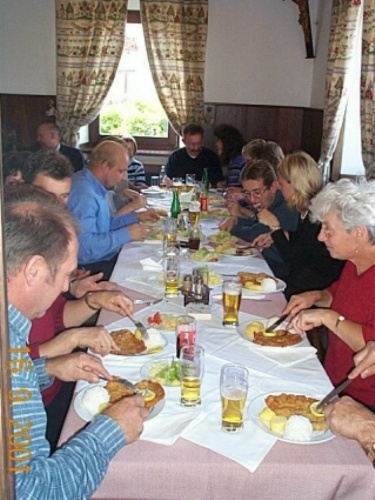Besuch des MV Gschwend in Neukirchen 2001