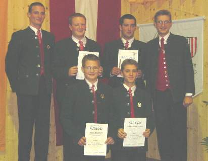 Verleihung der Jungmusikerleistungsabzeichen 2001
