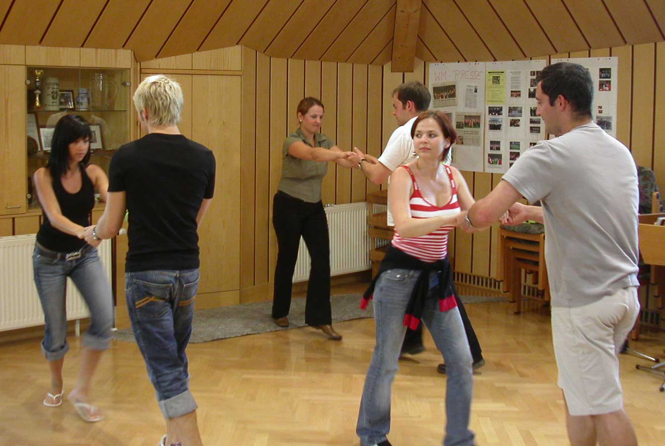 Bezirksmusikfest 2005 - Tanzprobe