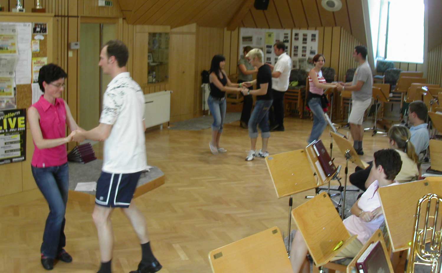 Bezirksmusikfest 2005 - Tanzprobe