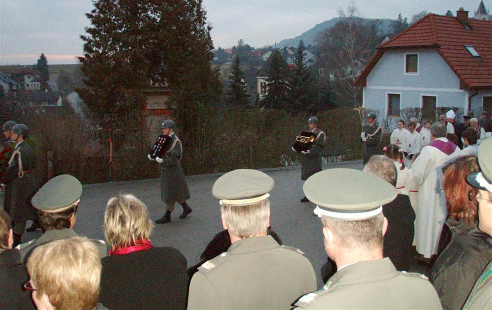 Begräbnis von Heeresmusikchef Oberst Mag. Franz Peter Bauer