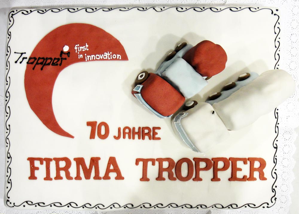Eröffnungs- und Jubiläumsfeier der Firma Tropper
