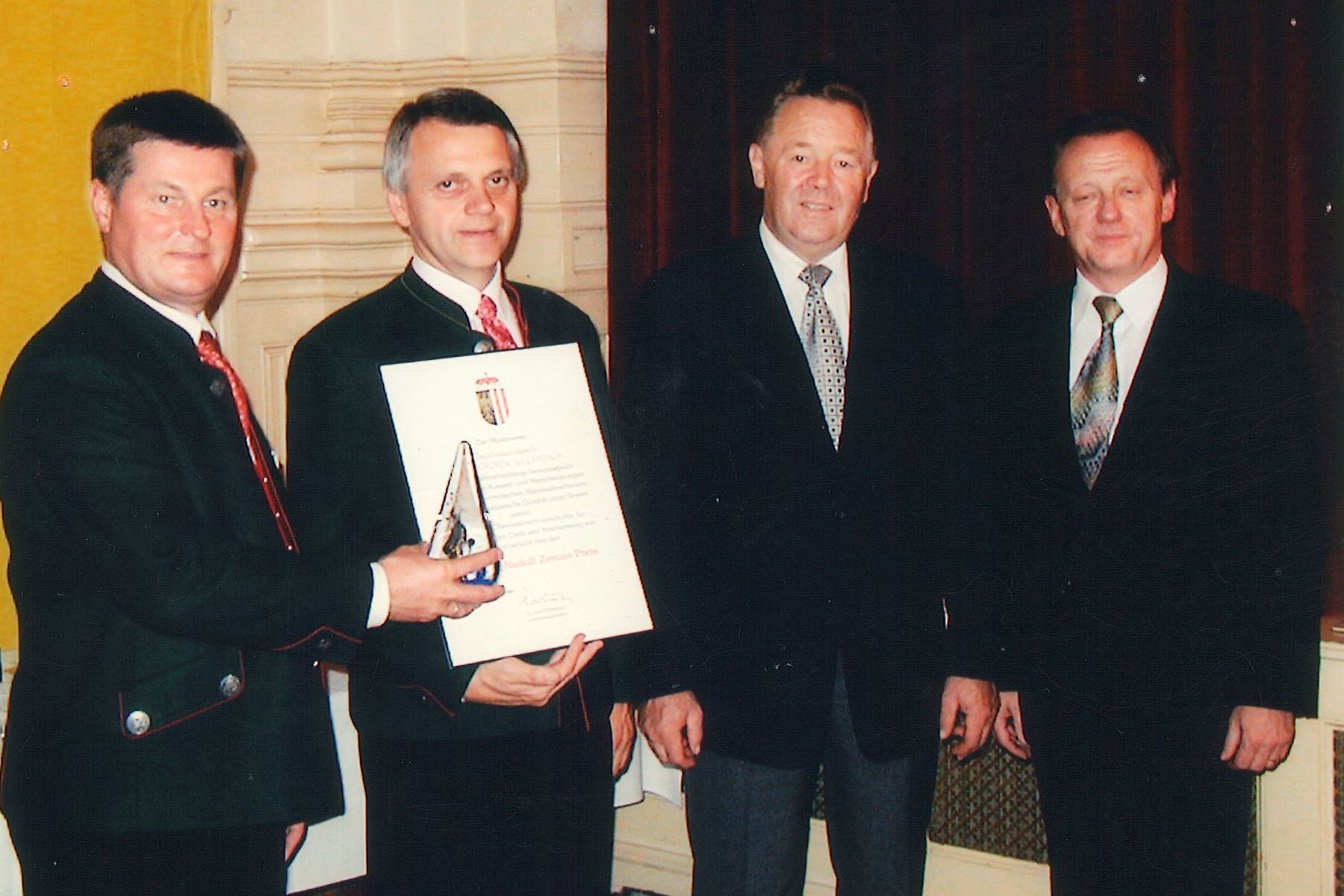 Verleihung des Prof. Rudolf Zeman Preises 2000