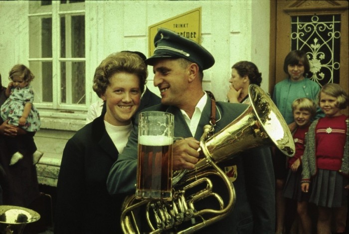 Erster Besuch des MV Gschwend in Neukirchen 1966