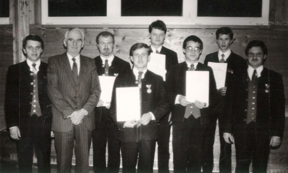 Verleihung der Jungmusikerleistungsabzeichen 1987