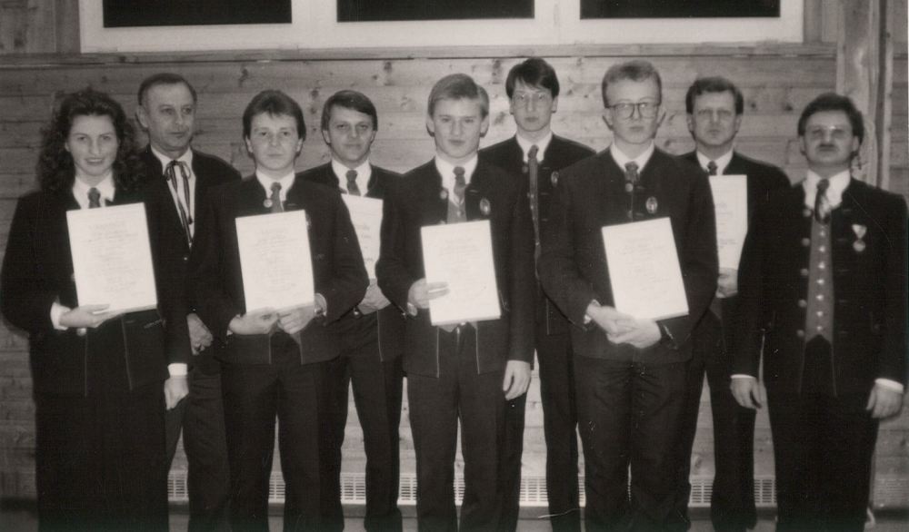 Verleihung der Jungmusikerleistungsabzeichen 1989