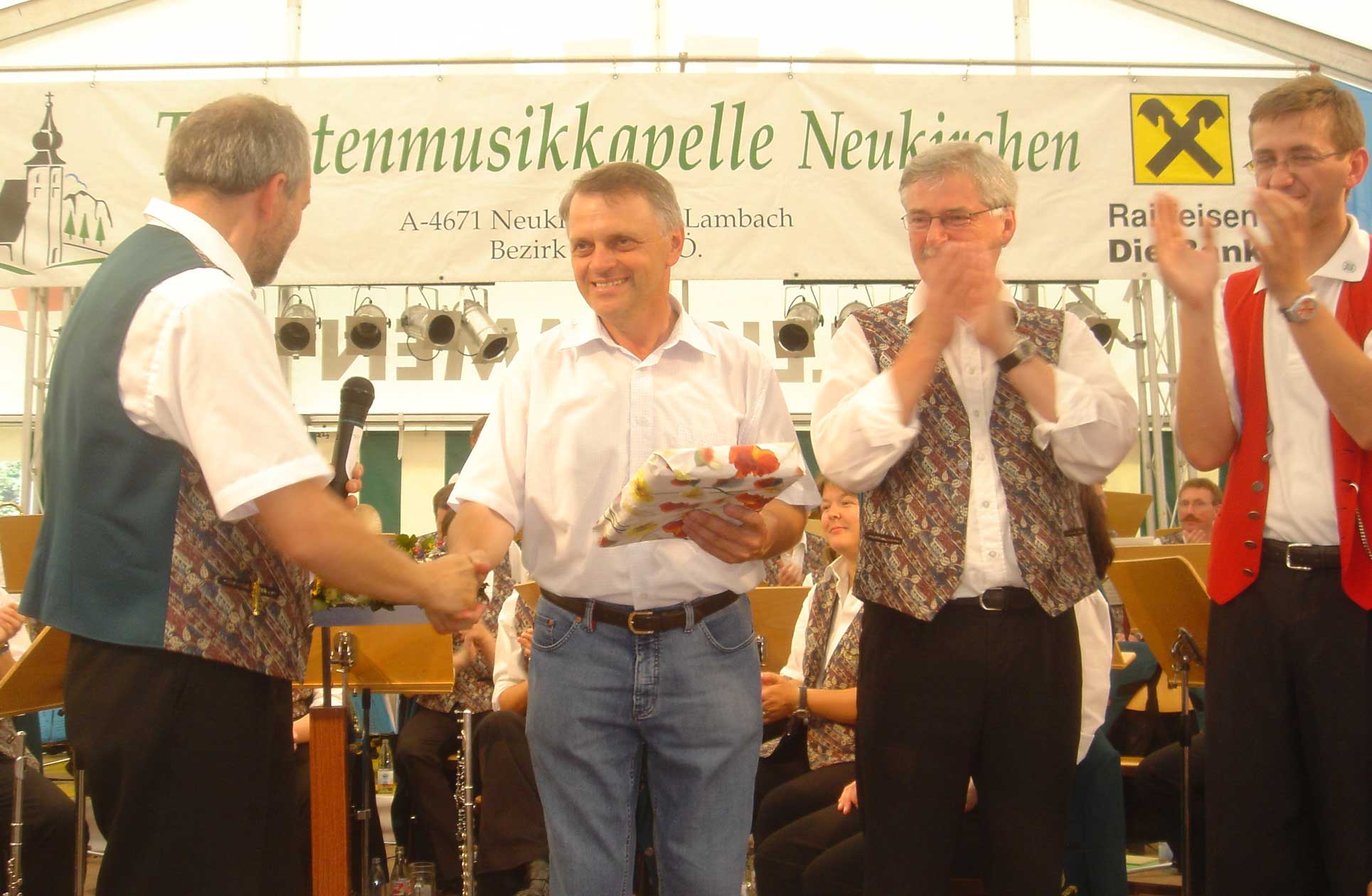 Besuch anlässlich 115 Jahre TMK Neukirchen - Frühschoppen