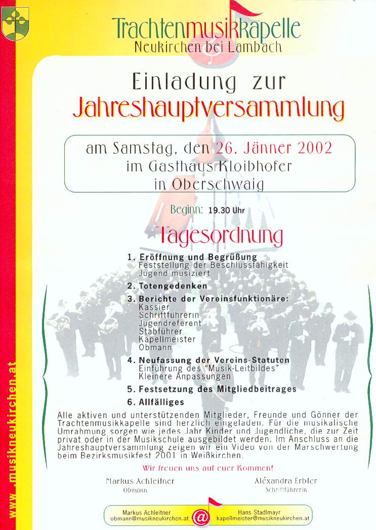 Generalversammlung 2002
