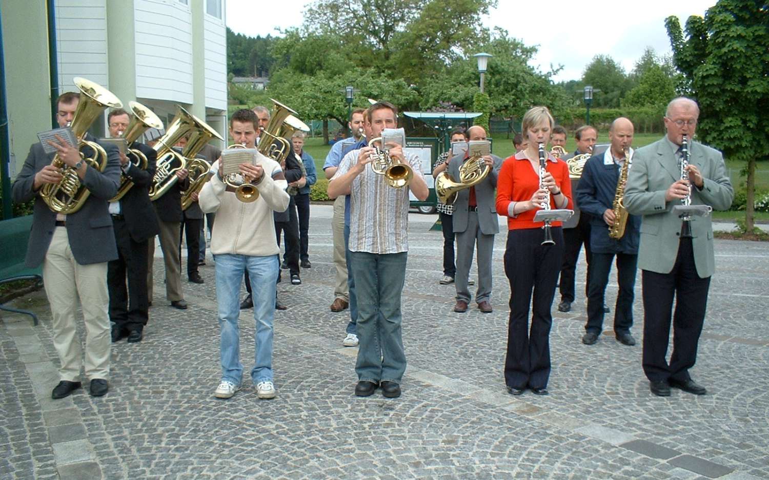 Ständchen zum 70er von Ehrenmitglied Franz Stoiber