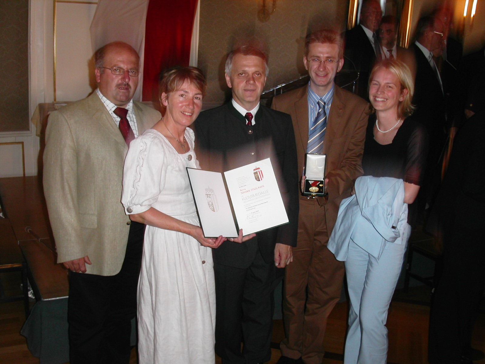 Kulturmedaille des Landes OÖ für Hans Stadlmayr