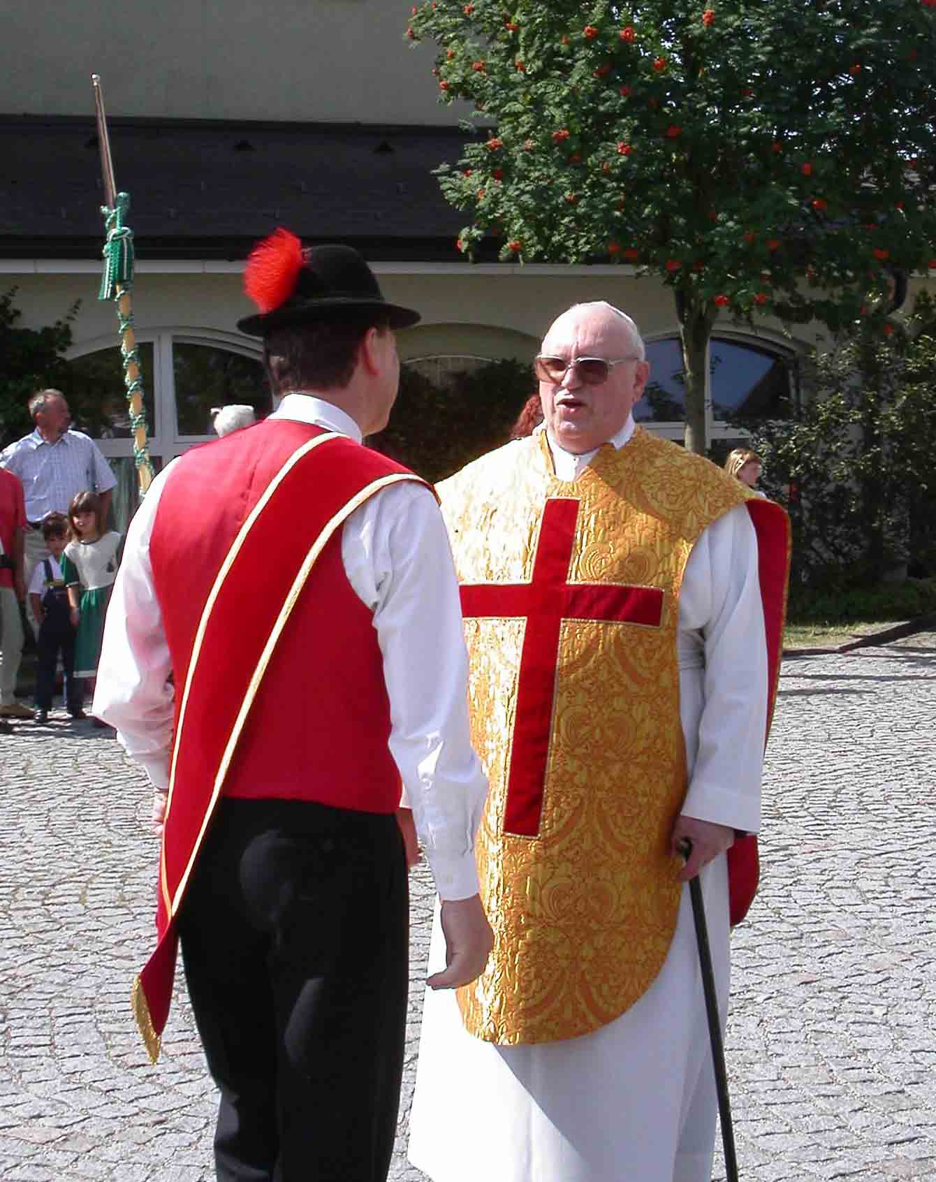 Goldenes Priesterjubiläum von Pater Bernhard in Aichkirchen