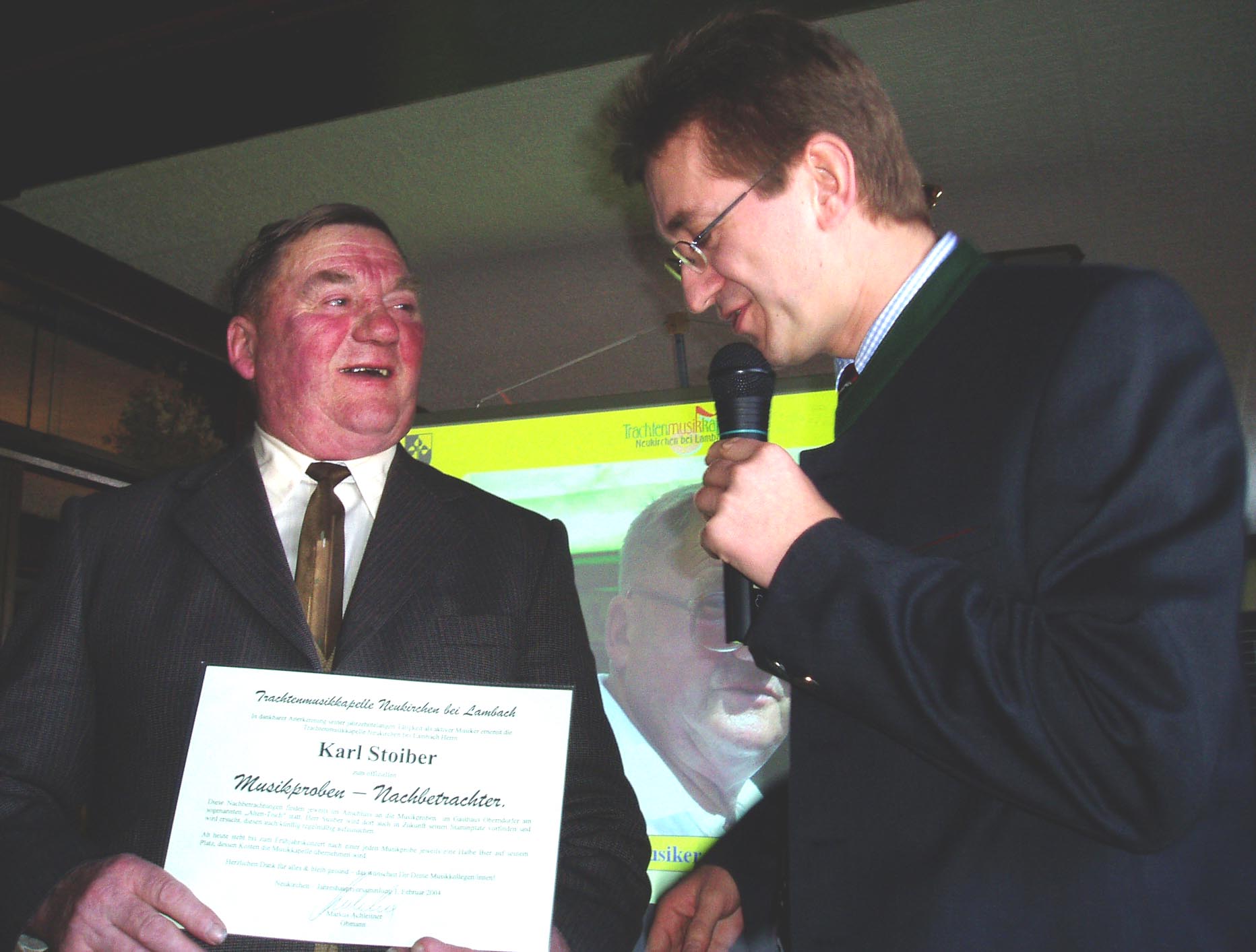 Jahreshauptversammlung 2004 Jahreshauptversammlung 2004