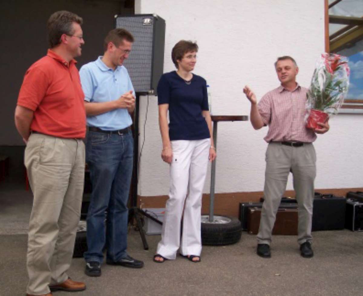 Offizielle Einladung an den MV Gschwend zum Bezirksmusikfest 2005