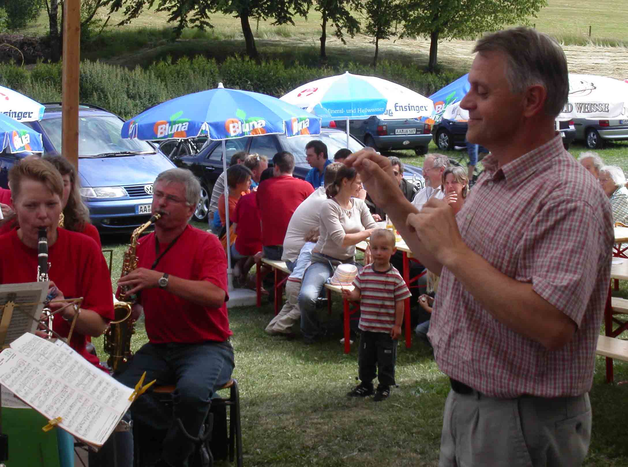 Offizielle Einladung an den MV Gschwend zum Bezirksmusikfest 2005