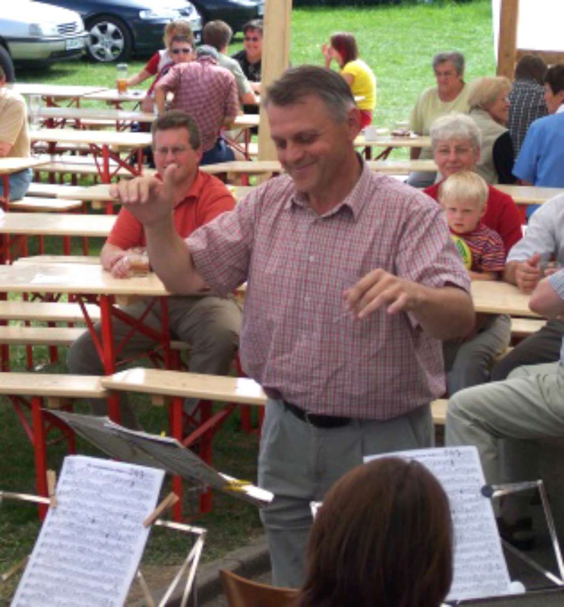 Offizielle Einladung an den MV Gschwend zum Bezirksmusikfest 2005