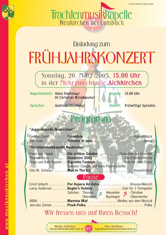 Frühjahrskonzert 2005