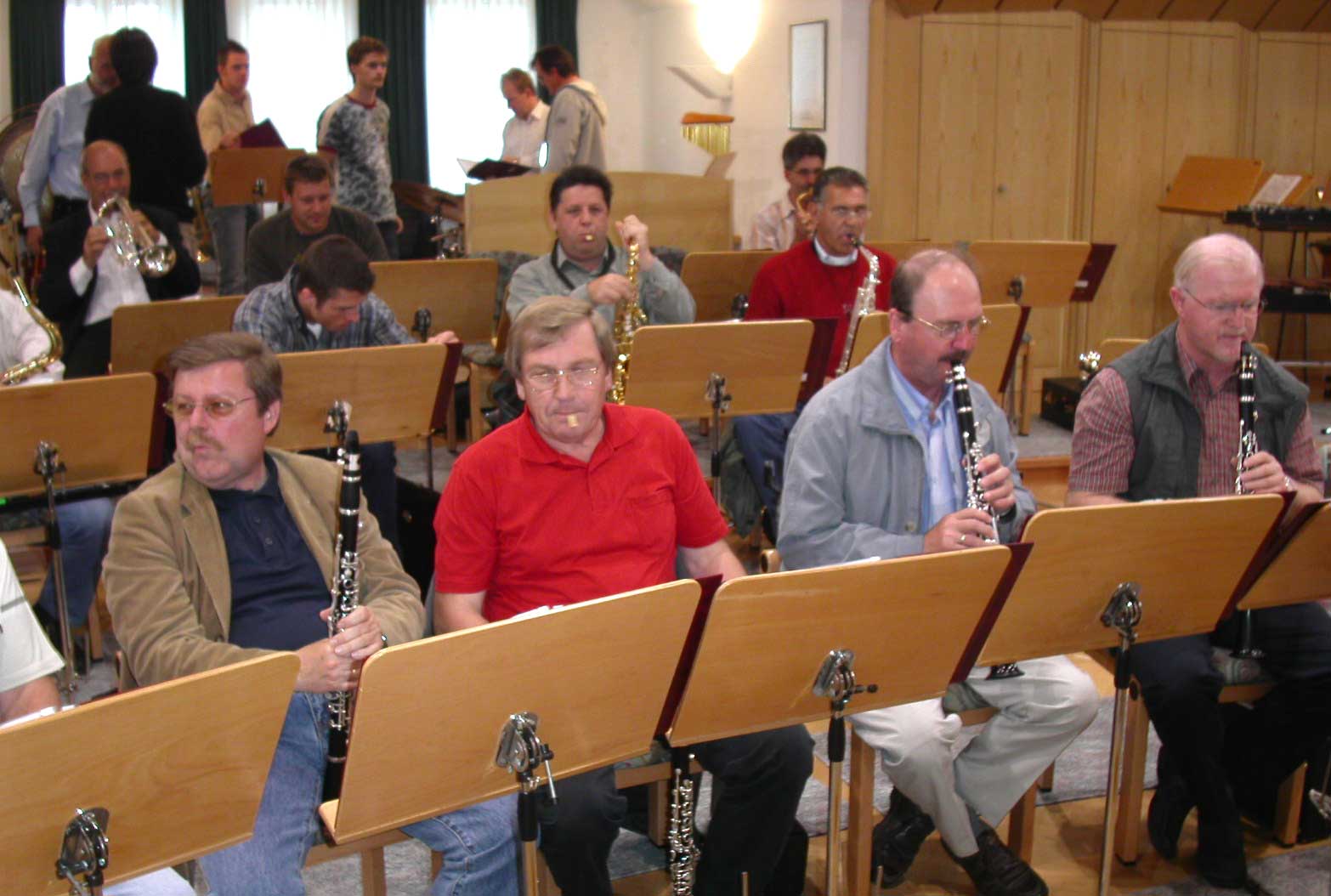 Bezirksmusikfest 2005 - Militärmusikprobe