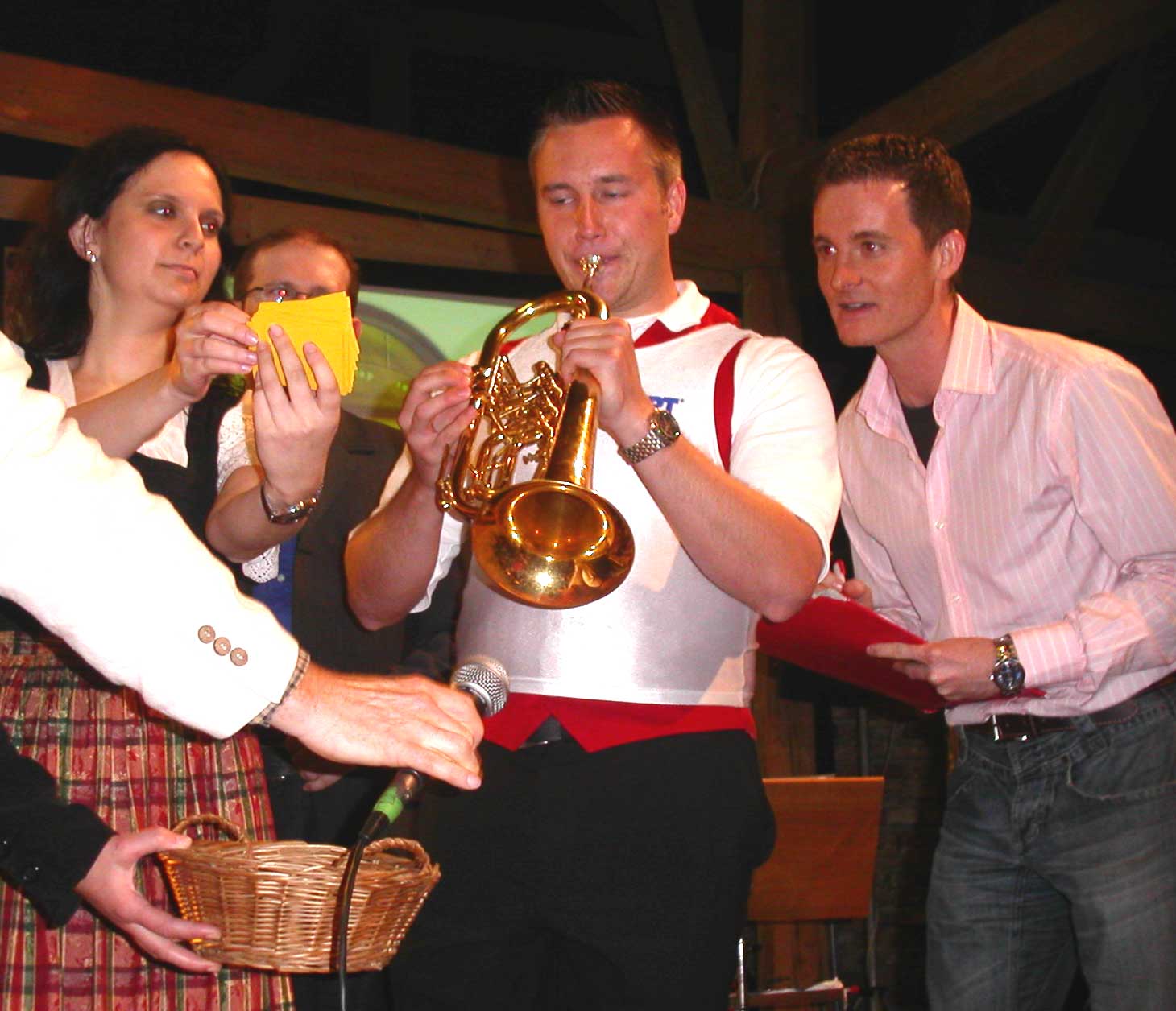 Musi-Olümpiade beim Hoffest in Bachmanning