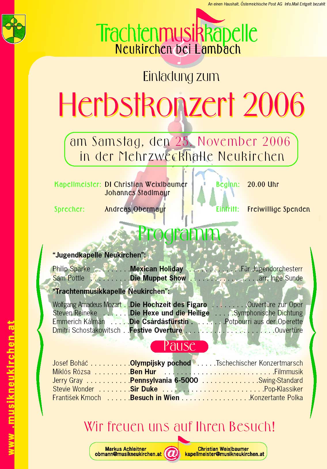 Herbstkonzert 2006