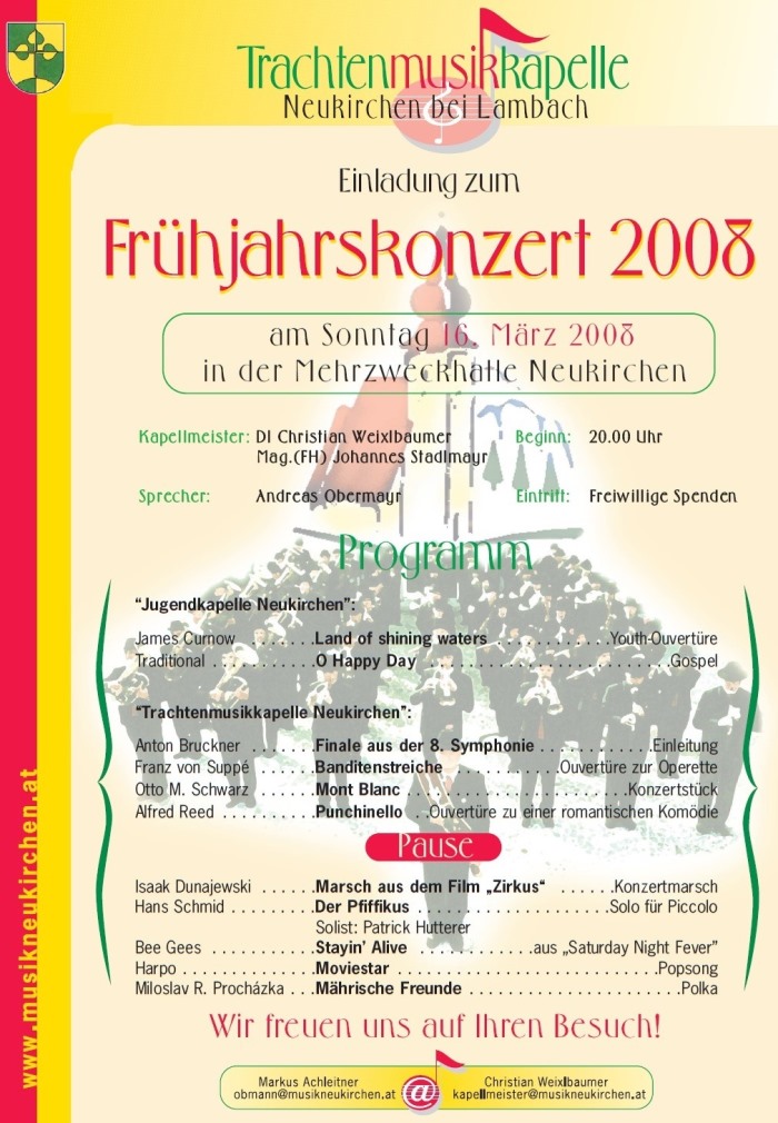 Frühjahrskonzert 2008