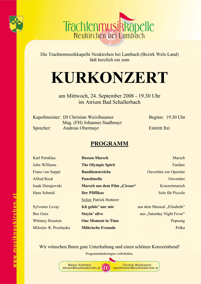 Kurkonzert 2008