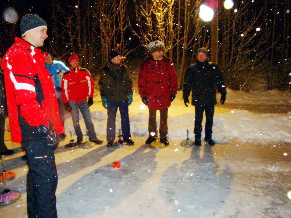 Eisstockschießen in Balding