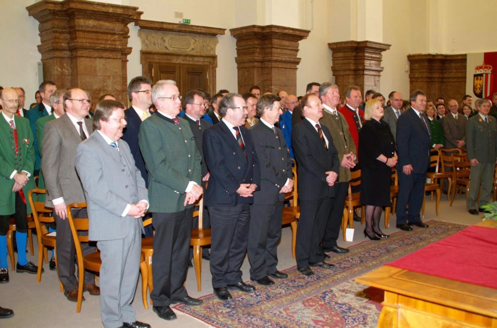 13. Ehrung beim Landeshauptmann 2009