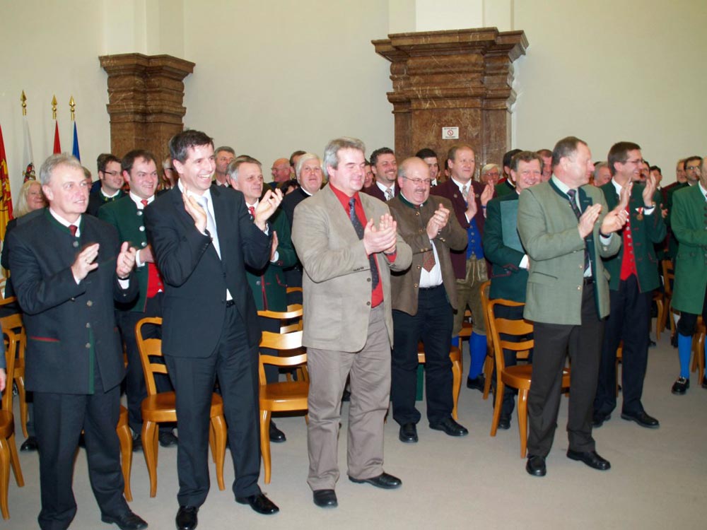13. Ehrung beim Landeshauptmann 2009