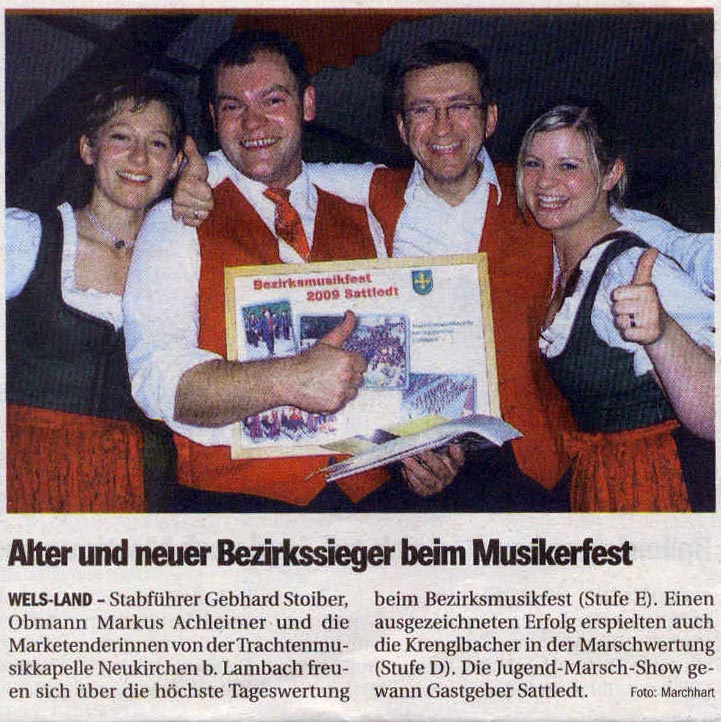 Marschwertung 2009 in Sattledt