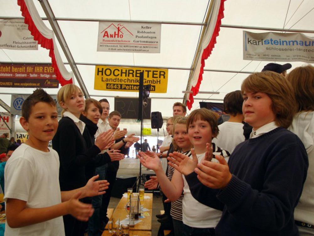 Jugendmarschshow beim Bezirksmusikfest in Sattledt