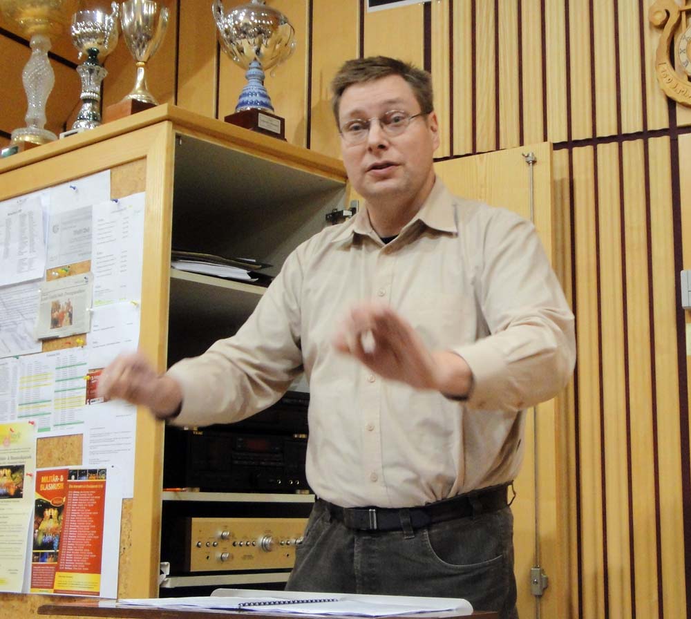 Lehrprobe mit Schülern von Thomas Doss