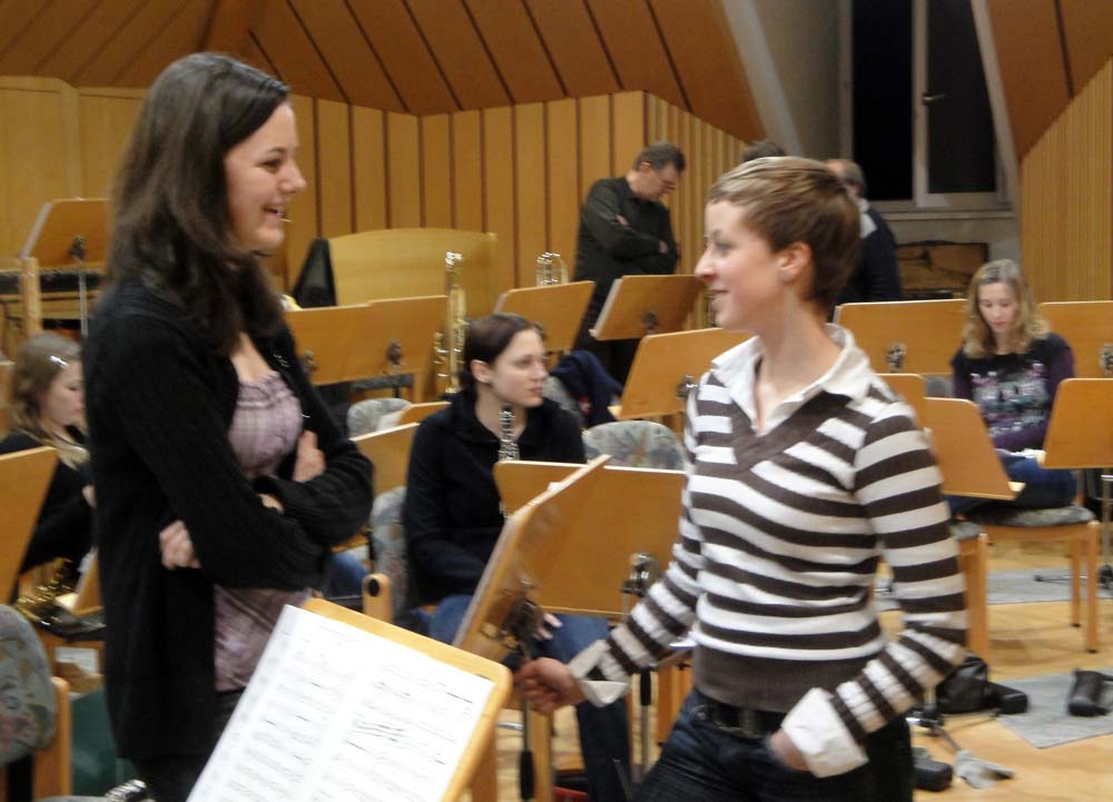 Lehrprobe mit Schülern von Thomas Doss