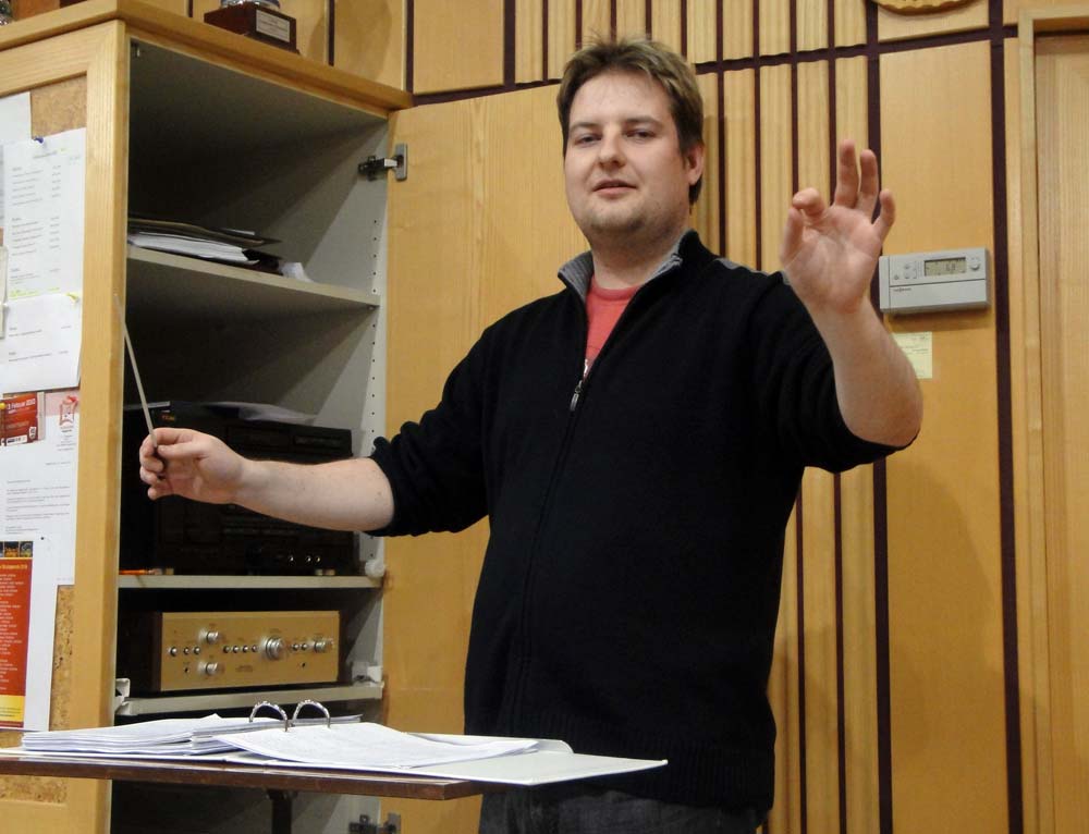 Lehrprobe mit Schülern von Thomas Doss