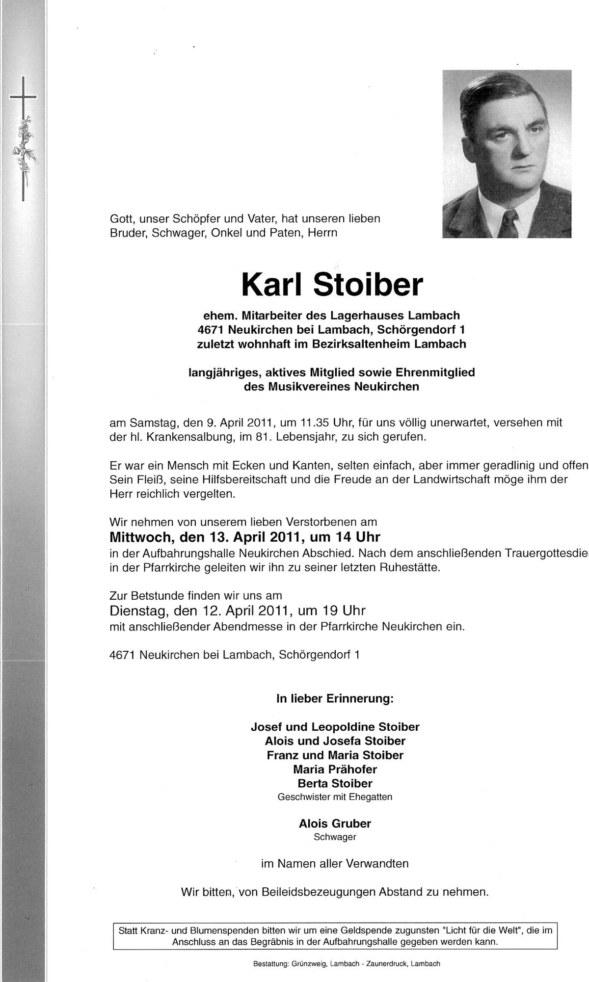 Abschied von Karl Stoiber