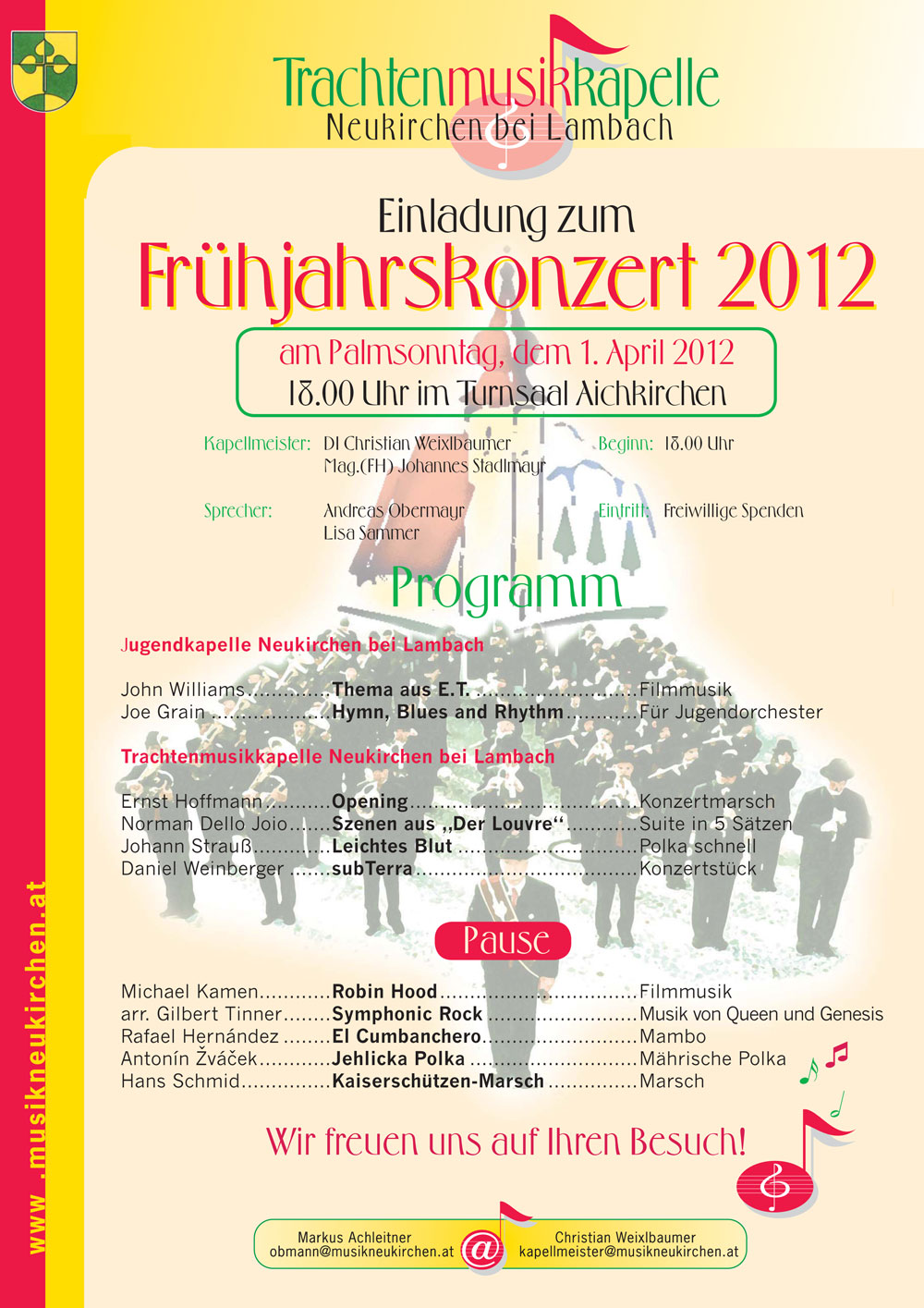 Frühjahrskonzert 2012 in Aichkirchen