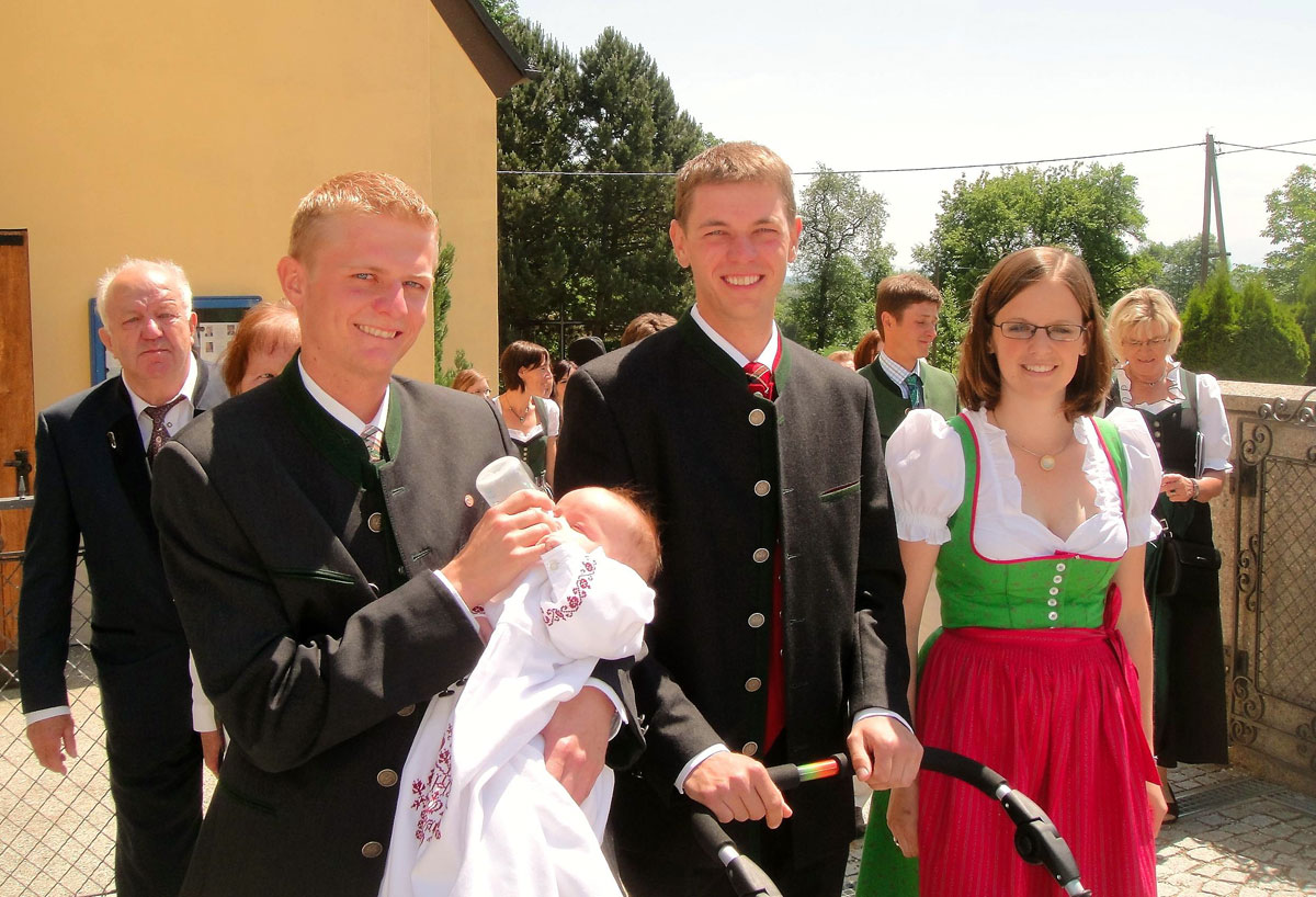 Taufe von Simon