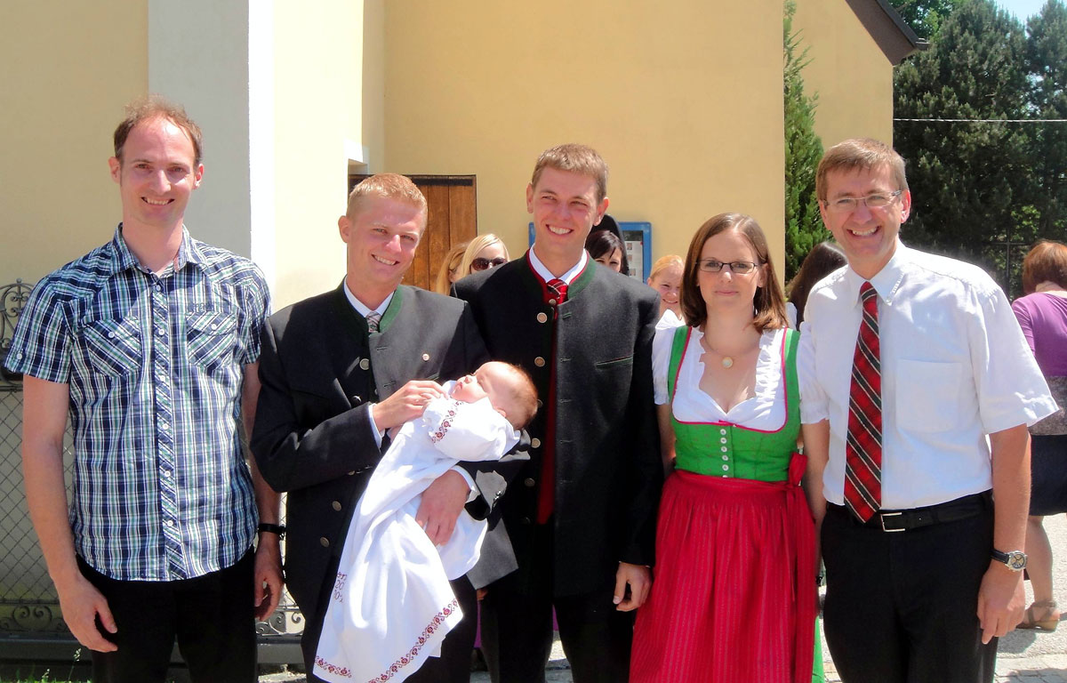Taufe von Simon