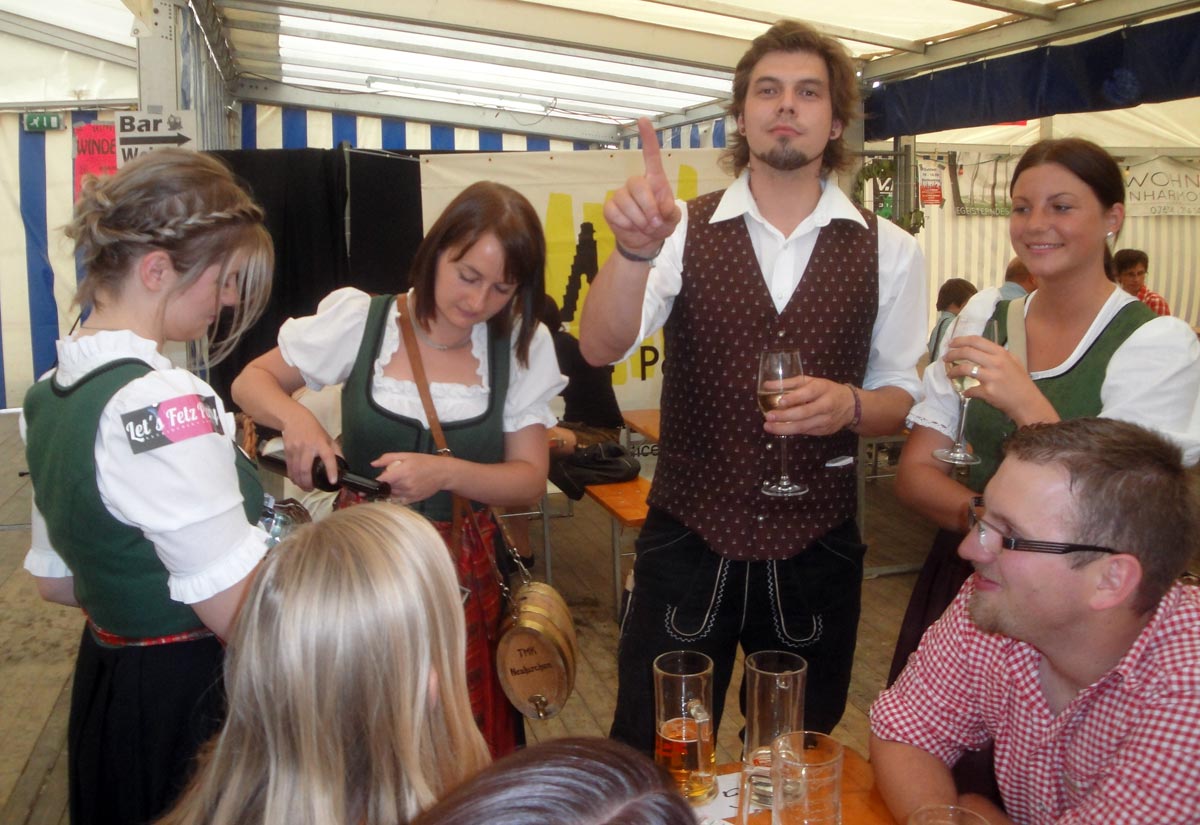 Frühschoppen beim Bezirksmusikfest in Vorchdorf