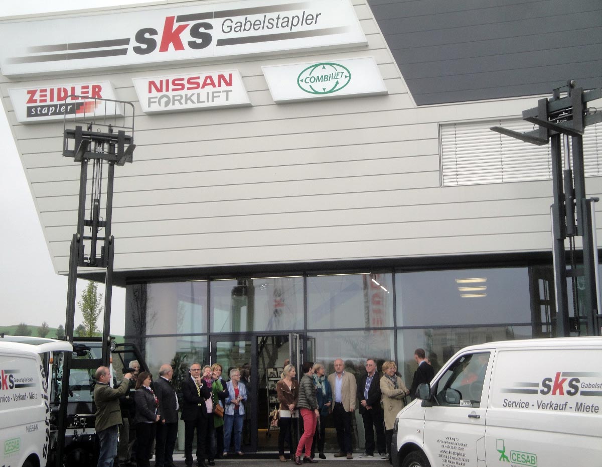 Eröffnung der Firma SKS Gabelstapler