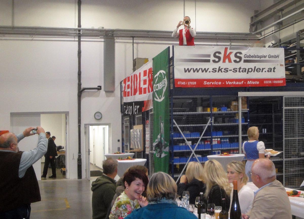 Eröffnung der Firma SKS Gabelstapler