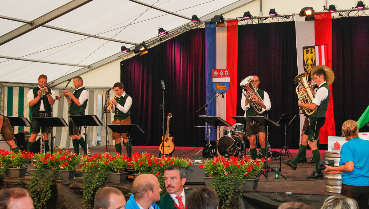 Marschwertung beim Bezirksmusikfest 2015 in Bad Wimsbach/Neydharting
