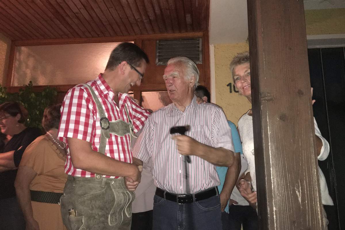 Ständchen zum 90er von Alwin Gubes
