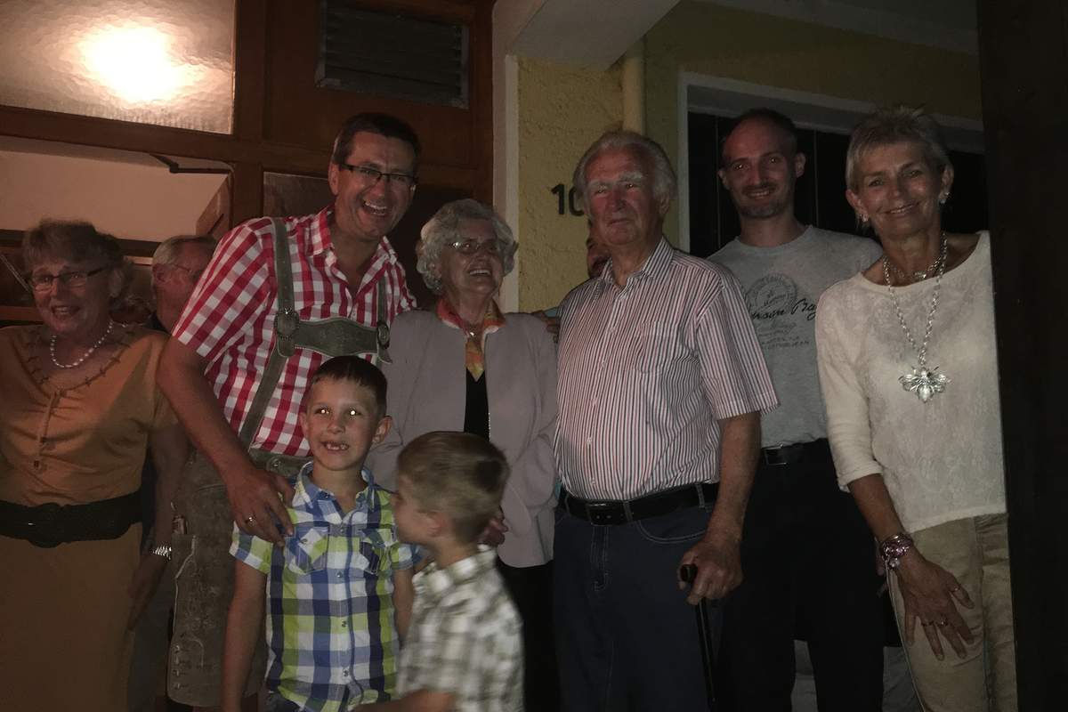 Ständchen zum 90er von Alwin Gubes