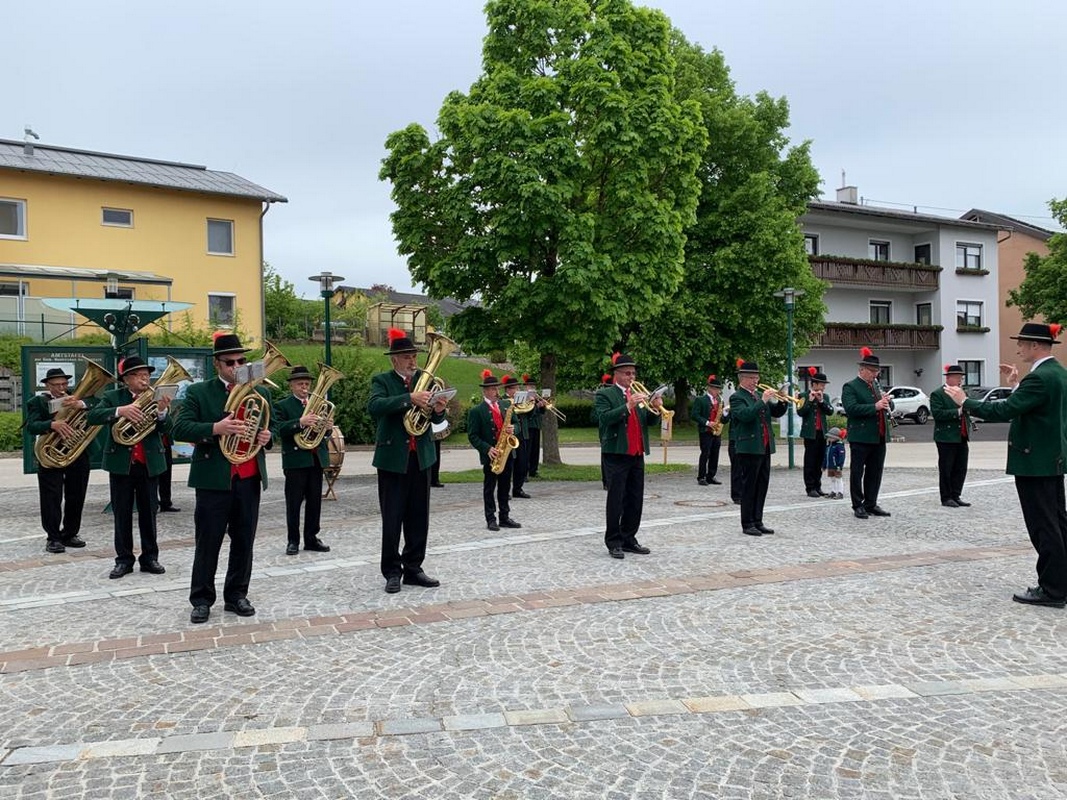 1. Musikprobe und Ausrückung nach Lockdown