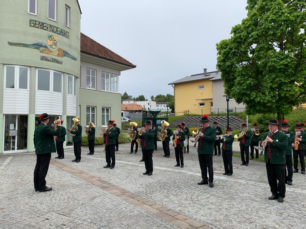 1. Musikprobe und Ausrückung nach Lockdown