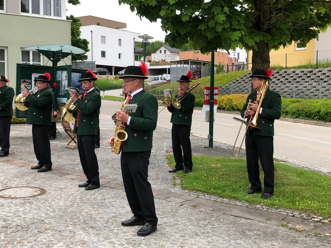 1. Musikprobe und Ausrückung nach Lockdown