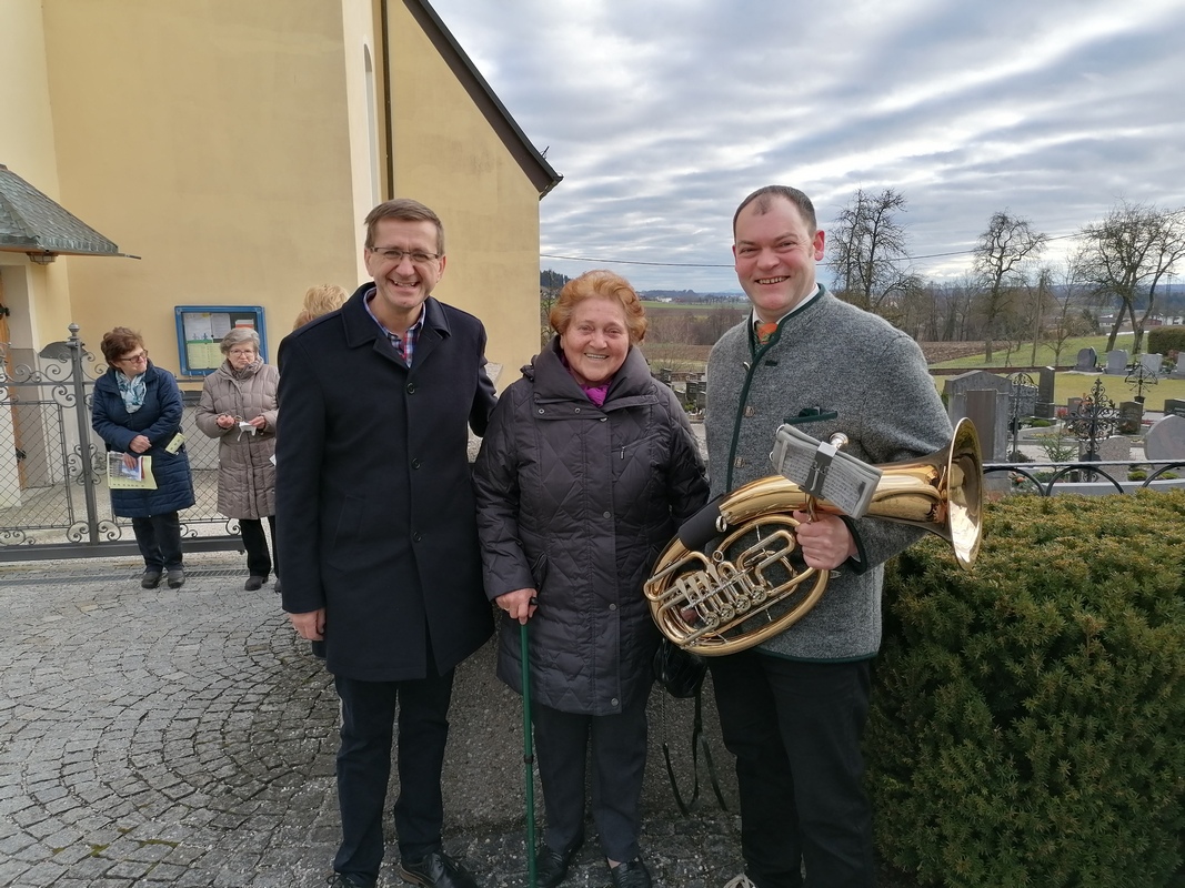 Doppelständchen 80er Herbert Stöger und Johanna Niedermajr