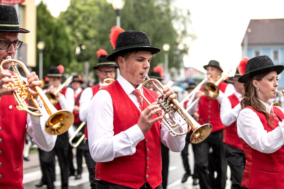 Marschwertung und Bezirksmusikfest Gunskirchen 2023