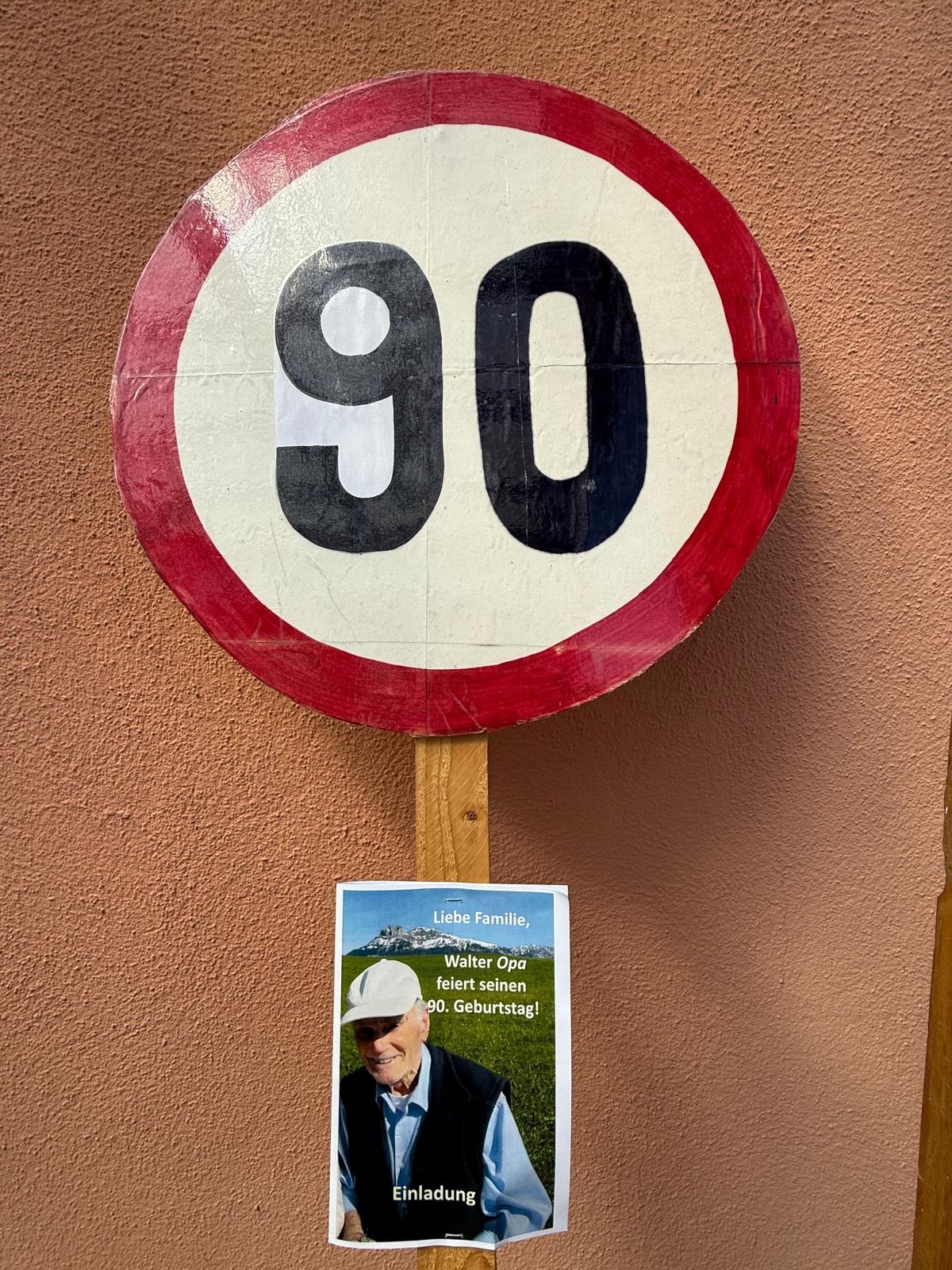 Ständchen zum 90er von Walter Strihavka