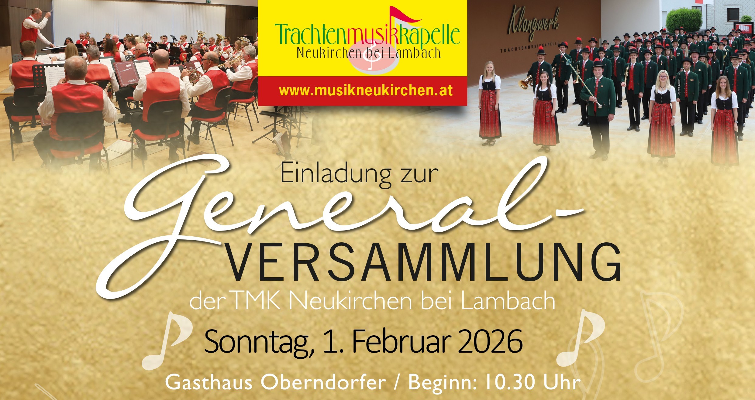 Einladung Generalversammlung 2026